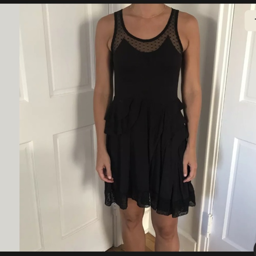 Marc By Marc Jacobs Black Jersey Dress Sz Small